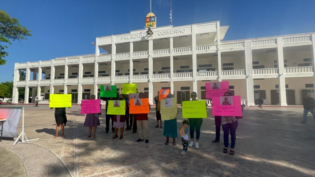 Chetumal protesta personas desaparecidas