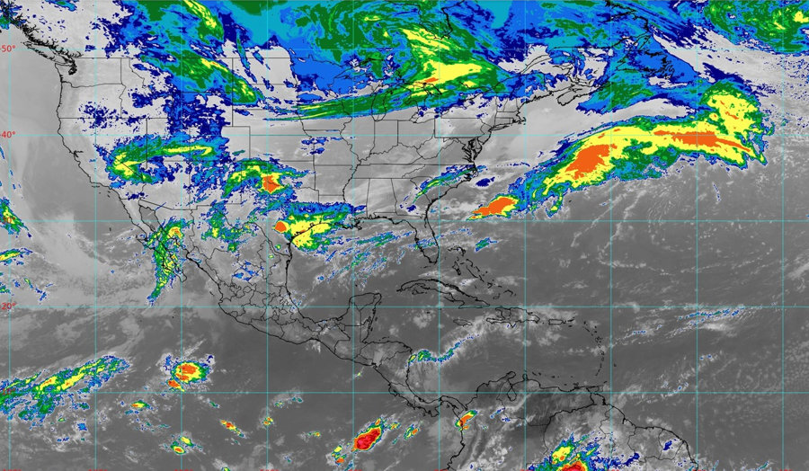 Lluvias y ambiente caluroso para Quintana Roo