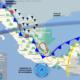 Lluvias aisladas para la Península de Yucatán