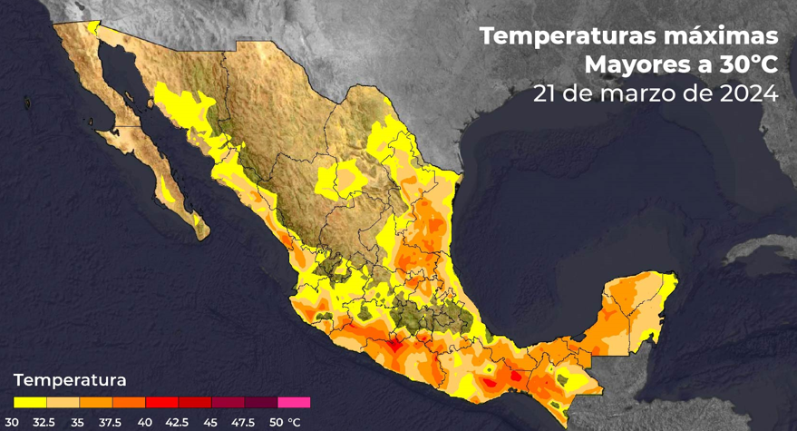 Ambiente caluroso en gran pate del país