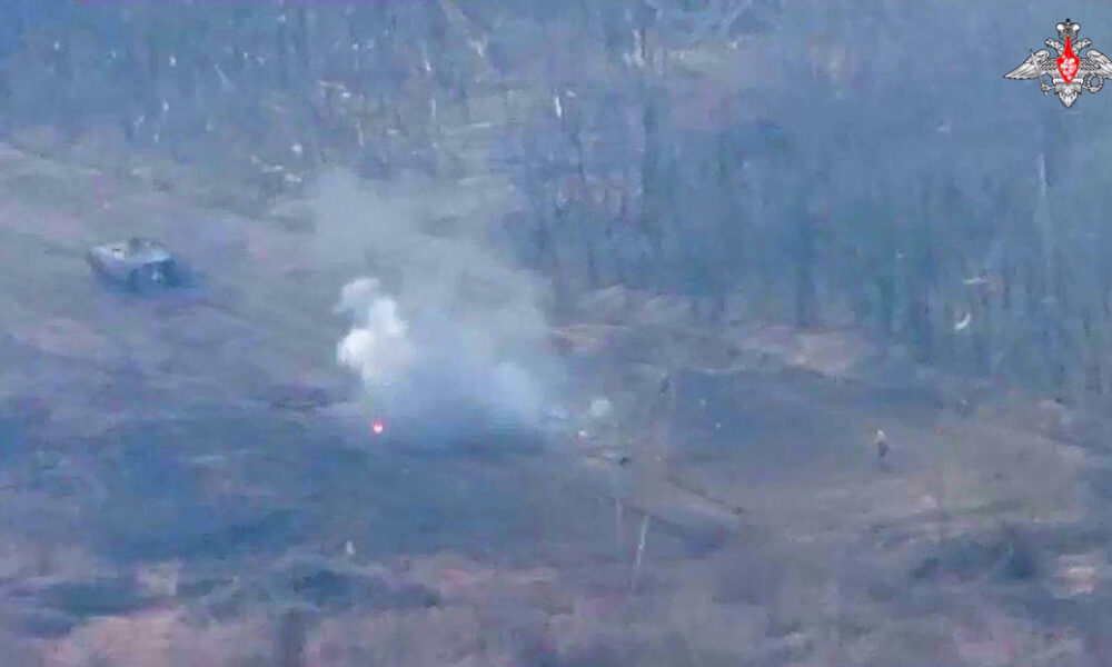 Un dron ruso elimina a un grupo de saboteadores en Ucrania