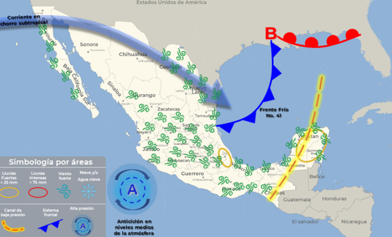 Altas temperaturas para gran parte del país