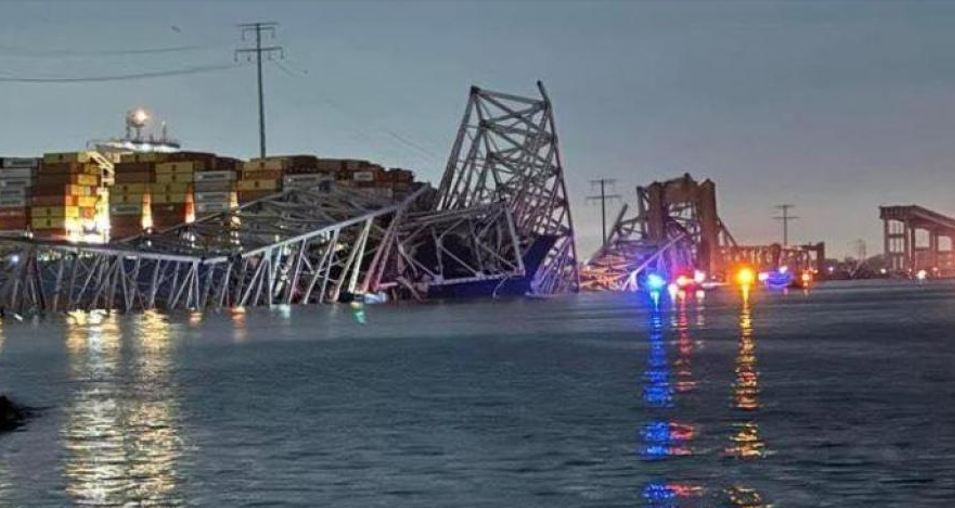 Dos mexicanos desaparecidos y uno herido en colapso del puente Baltimore