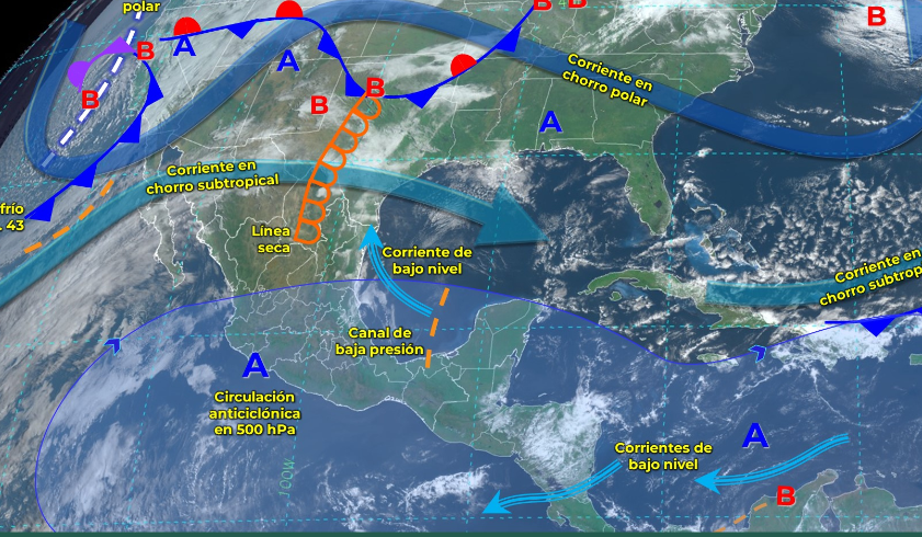 Lluvias para Quintana Roo