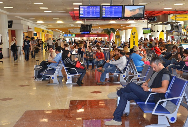 Operaciones en aeropuerto de Cancún