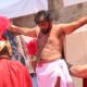 Realizan tradicional viacrucis viviente en Isla Mujeres