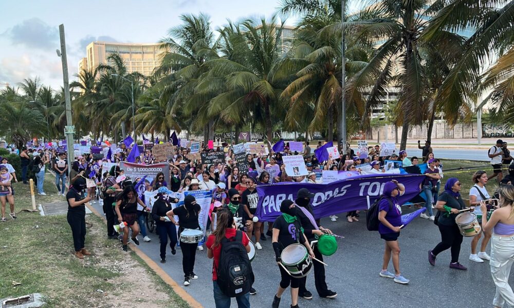 Marchas ferministas en Quintana Roo