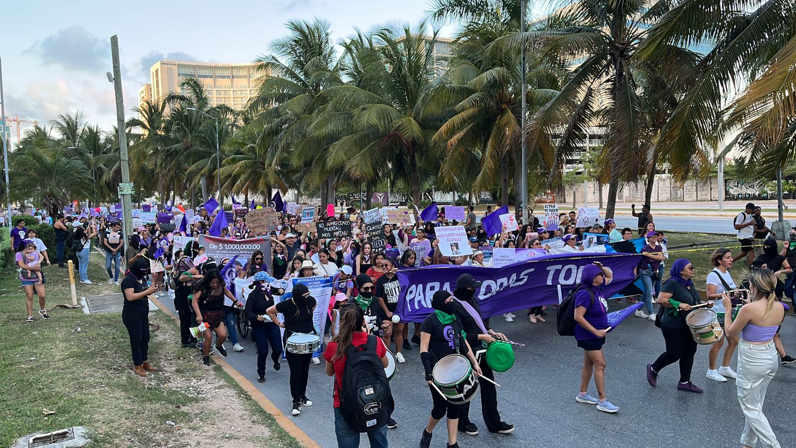 Marchas ferministas en Quintana Roo