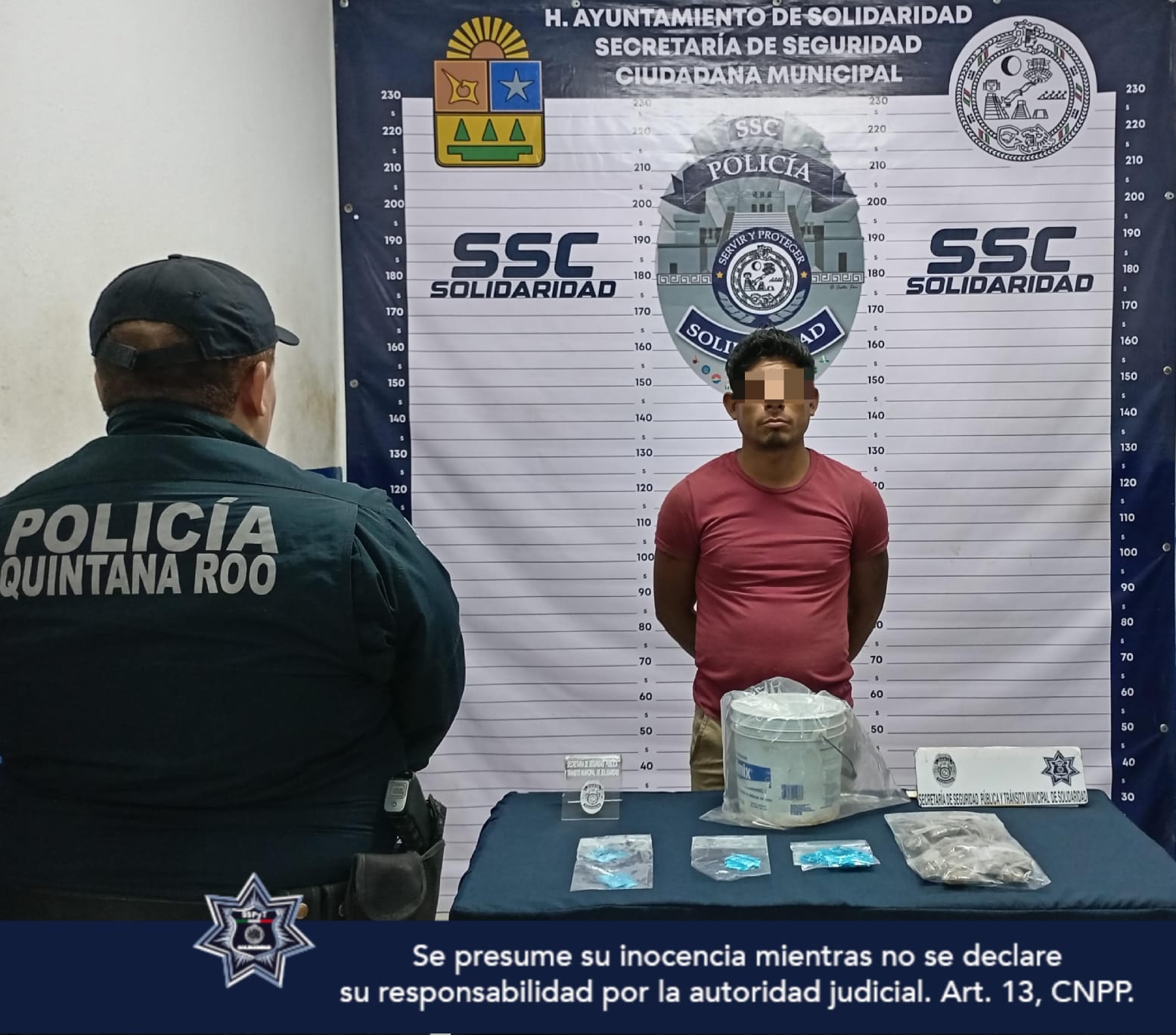 Detienen a narcomenudista en Playa del Carmen