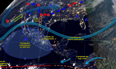 Lluvias y ambiente caluroso para la Península de Yucatán