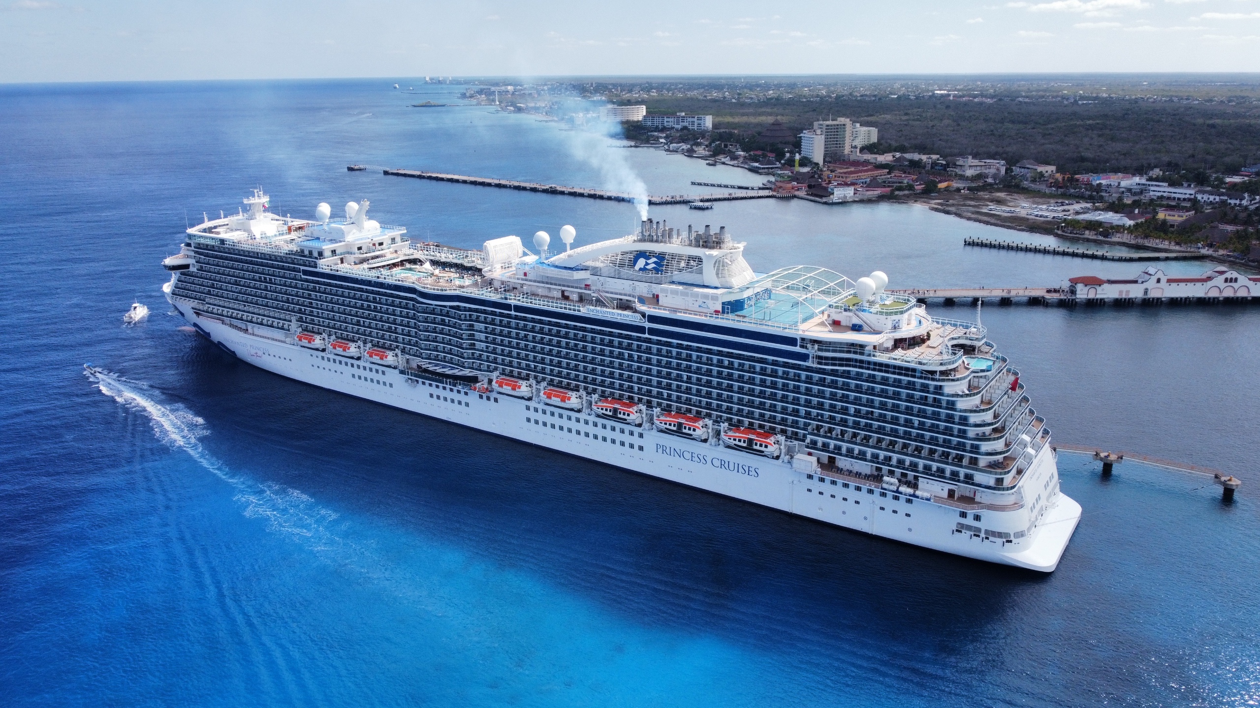 Arriba a Cozumel el Enchanted Princess