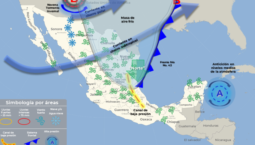 Cielo nublado y ambiente caluroso para Quintana Roo