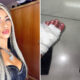 “Influencers” brasileños casi pierden los pies en un peligroso reto