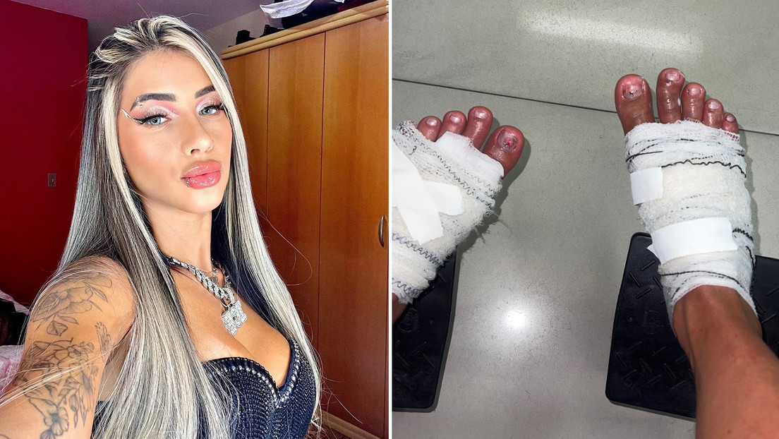 “Influencers” brasileños casi pierden los pies en un peligroso reto