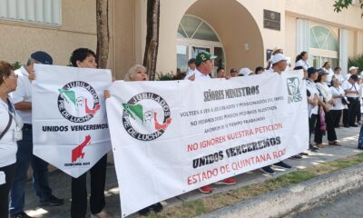 Jubilados del IMSS  protestan por retención de los fondos de vejez 