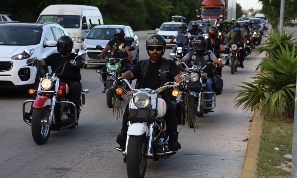 Alistan rutas y horarios para rodadas de "bikers" en Cancún