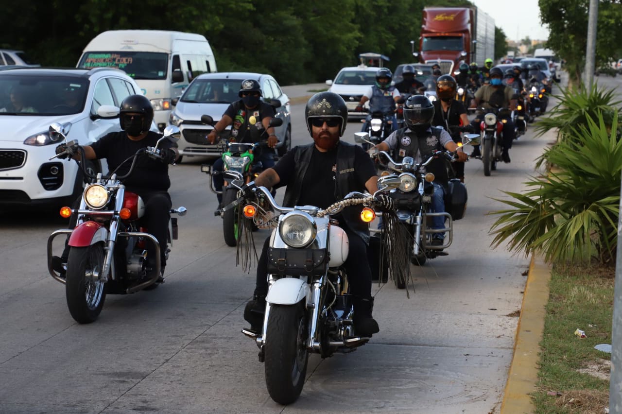 Alistan rutas y horarios para rodadas de "bikers" en Cancún