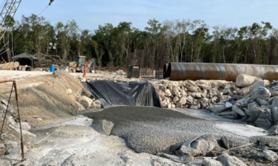 Profepa confirma derrame de cemento en cuevas de la ruta del Tramo 5 del Tren Maya