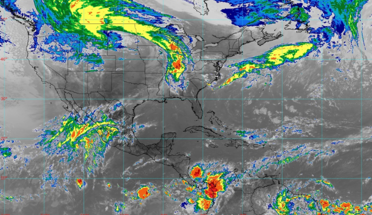 Lluvias y ambiente caluroso en gran parte del pa