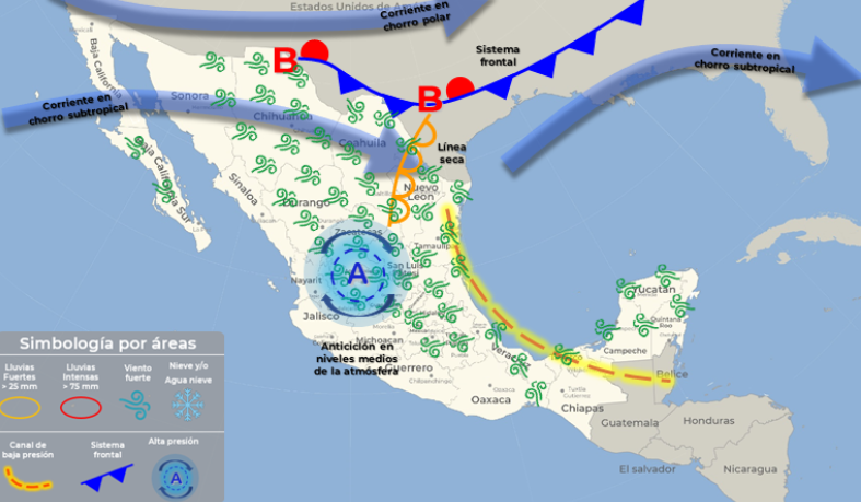 Continuará la onda de calor en el territorio mexicano