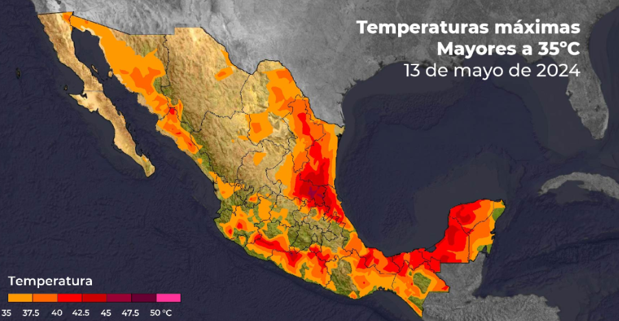 Persistirá el ambiente caluroso en varias zonas de México