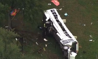 Se accidenta autobús con trabajadores agrícolas en Florida