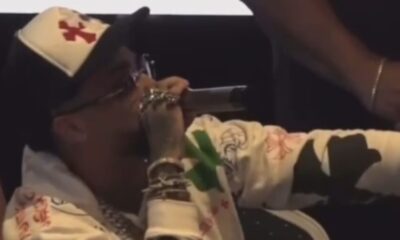 Bryant Myers, Ovi, rueda de prensa, Saldando Cuentas, boxeo, Puerto Rico, micrófono, altercado, Universal Promotion Boxing, Coliseo Rubén Rodríguez, Bayamón, evento, seguridad, redes sociales, incidente, salud, autoridades, conferencia, producción, forcejeo, lanzamiento, ajuste de cuentas, promoción, música urbana