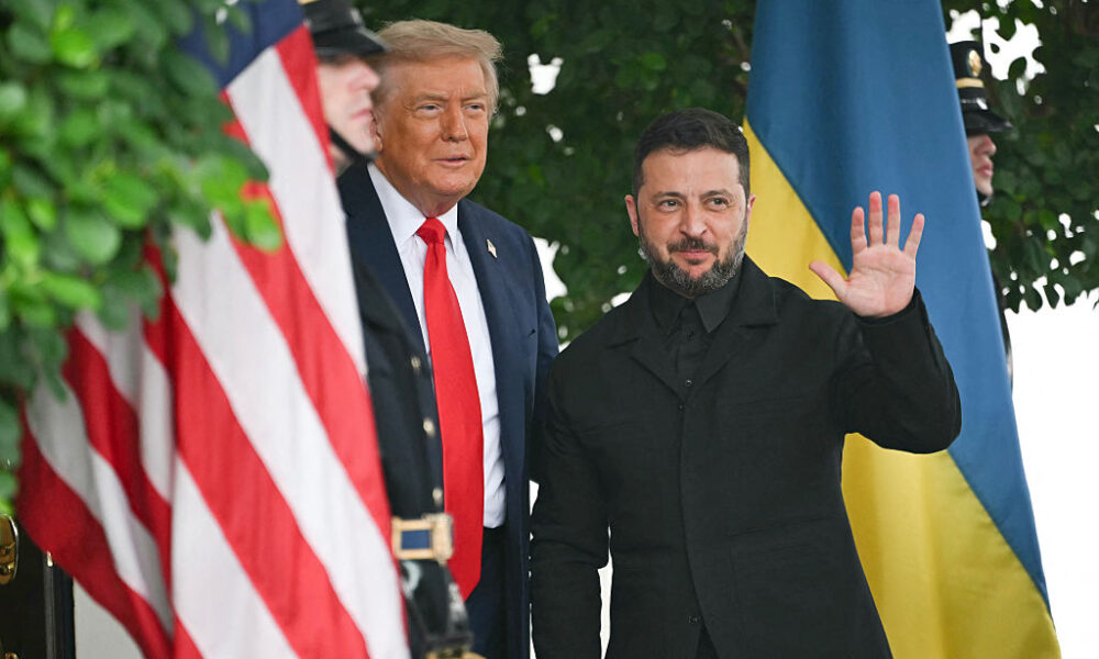 Presidentes de Estados Unidos, y de Ucrania