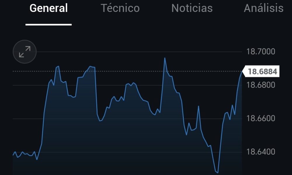 Peso frente a dolar