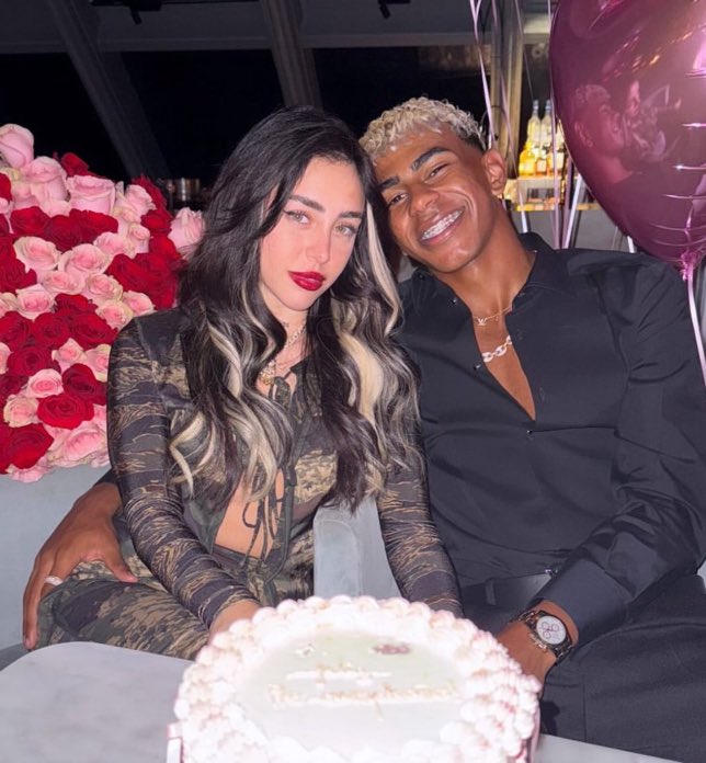 Lamine Yamal y Nicki Nicole