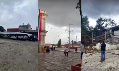 Tornado sorprende a San Cristóbal