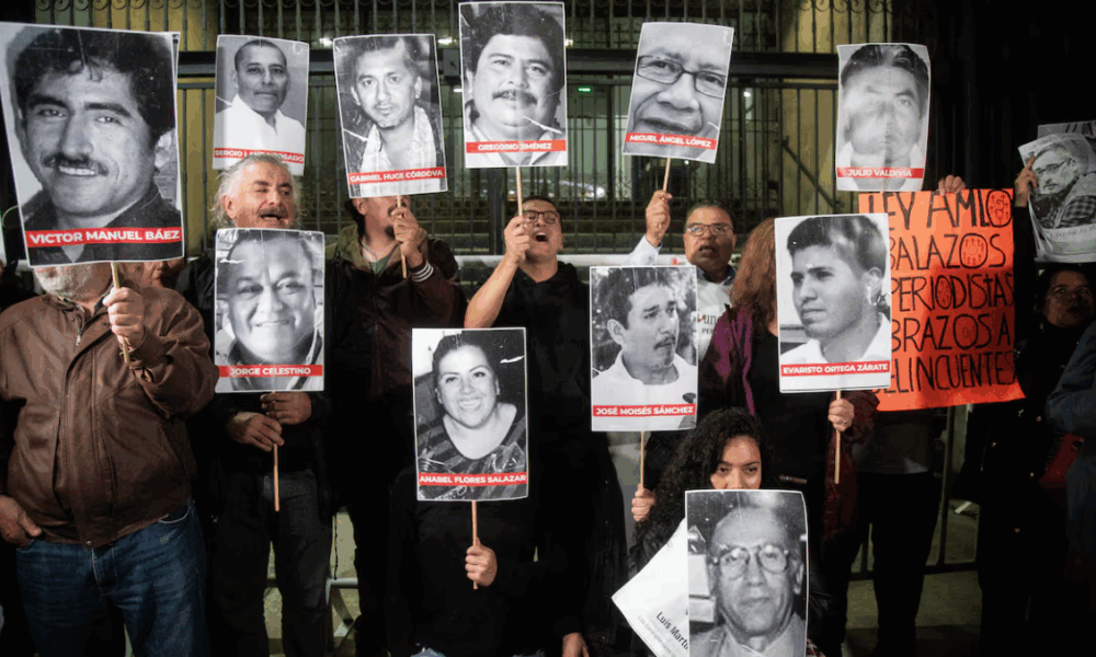 periodistas en México