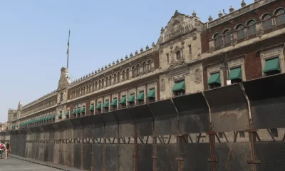 Blindaje metálico Zócalo de la CDMX