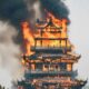 Un incendio consumió el pabellón Wenchang del templo Yongqing en Jiangsu, China. No hubo heridos, pero el daño al patrimonio cultural es severo. Autoridades investigan las causas.