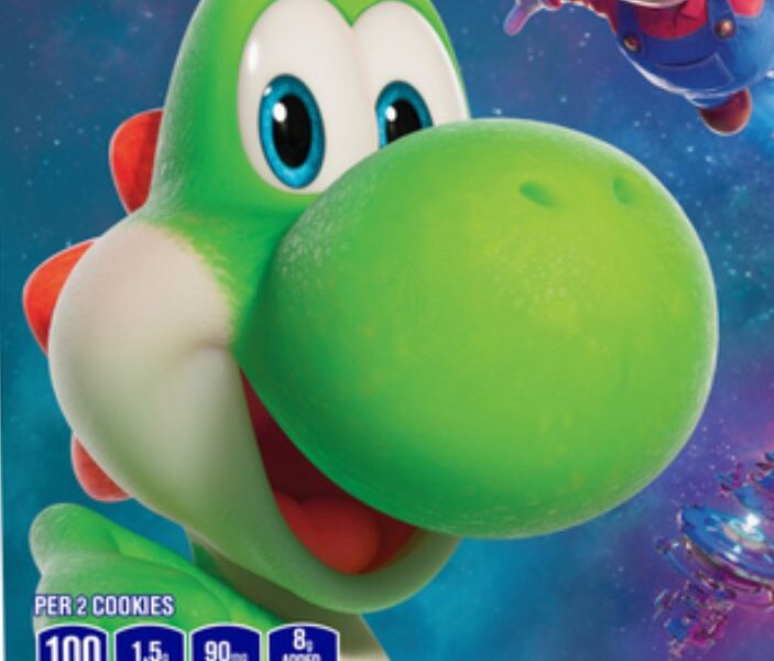 diseño de Yoshi en la película de Super Mario Galaxy