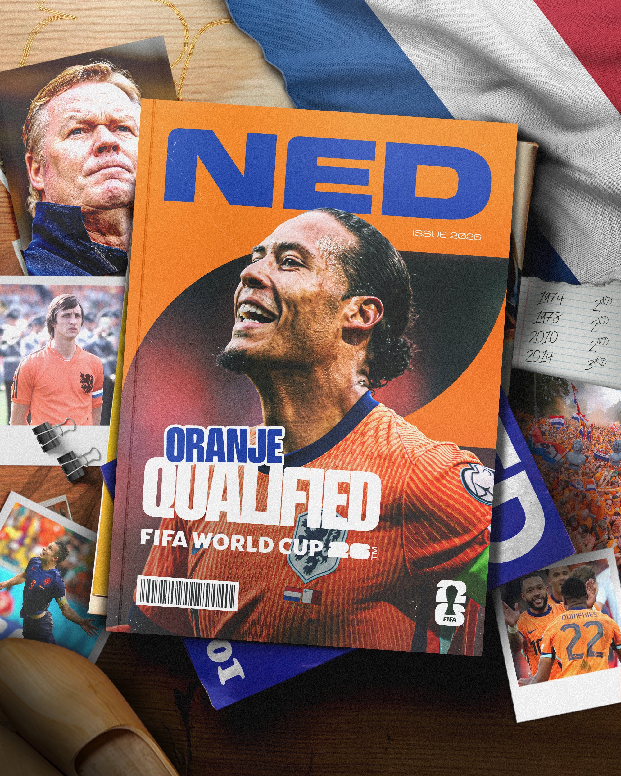 Países Bajos firmó una actuación dominante y goleó 4–0 a Lituania para sellar su clasificación al Mundial 2026. La victoria llega con autoridad: dominio del juego, eficacia en ataque y un segundo tiempo que rompió el partido con contundencia. Desde el inicio, la Oranje mostró que tenía clara su misión y no bajó el ritmo hasta concretar su objetivo. El primer gol llegó en el minuto 16 gracias a Tijjani Reijnders, quien aprovechó un pase medido de Frenkie de Jong para definir con calma. Esa anotación imprimió confianza al cuadro neerlandés, que siguió moviéndose de forma fluida y creando peligro. Lituania intentó resistir, pero cedió terreno y tuvo problemas estructurales para frenar la presión local. El segundo tiempo fue totalmente neerlandés. Apenas en el minuto 58, Países Bajos consiguió un penalti tras una falta dentro del área, y Cody Gakpo no perdonó desde los once pasos. Solo dos minutos después, Xavi Simons definió con frialdad tras un centro bajo de Gakpo. Para rematar la noche, en el minuto 62, Donyell Malen concretó la goleada con un rápido contragolpe bien ejecutado por el equipo. Más allá de los goles, la selección neerlandesa no bajó la intensidad: mantuvo la posesión, causó peligro permanente y controló los tiempos del partido. Defensivamente, se mostró sólida y con gran coordinación, evitando que Lituania generara oportunidades claras. Con esta exhibición, Países Bajos no solo asegura su boleto mundialista, sino que manda una señal fuerte: vuelve con ambición al escenario global. Se espera que su buen momento se traduzca en un desempeño competitivo en el torneo. La clasificación es un triunfo colectivo y una demostración de la calidad que puede ofrecer cuando juega con convicción y unidad.