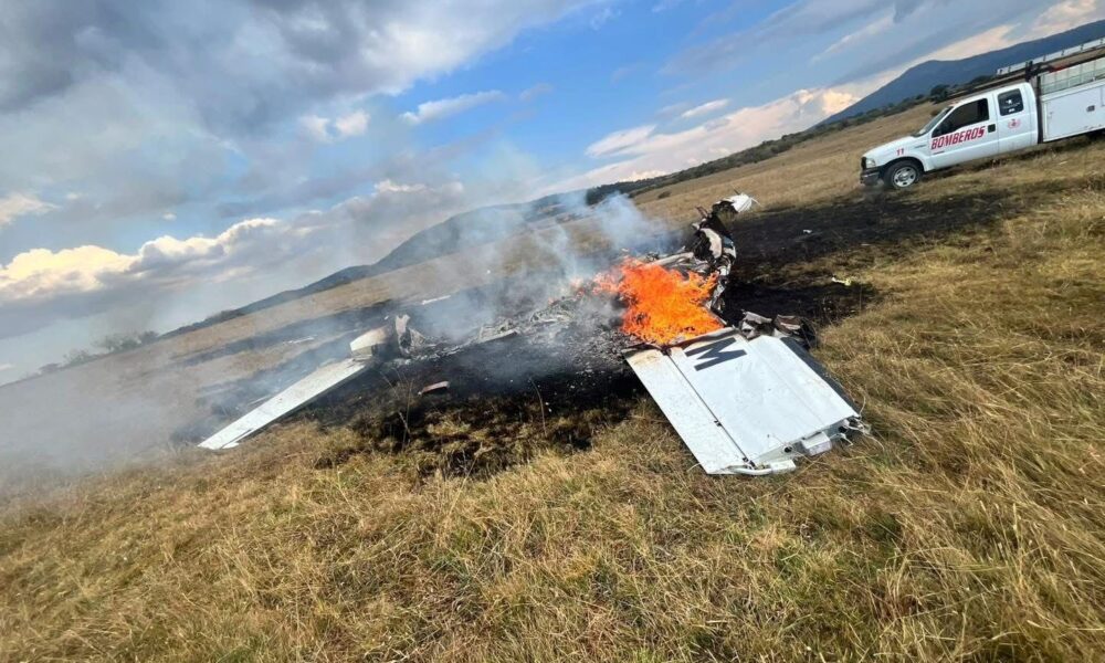 Avioneta se desploma hoy en Purépero, Michoacán