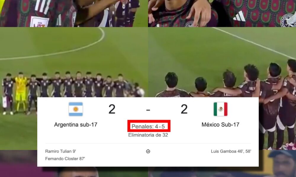 Argentina se despide prematuramente del Mundial Sub-17 tras caer ante México