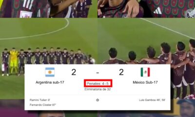 Argentina se despide prematuramente del Mundial Sub-17 tras caer ante México