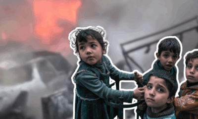 Nube de humo y destrucción en Beit Yin, Siria, tras un ataque israelí que dejó varios civiles muertos, incluidos niños.