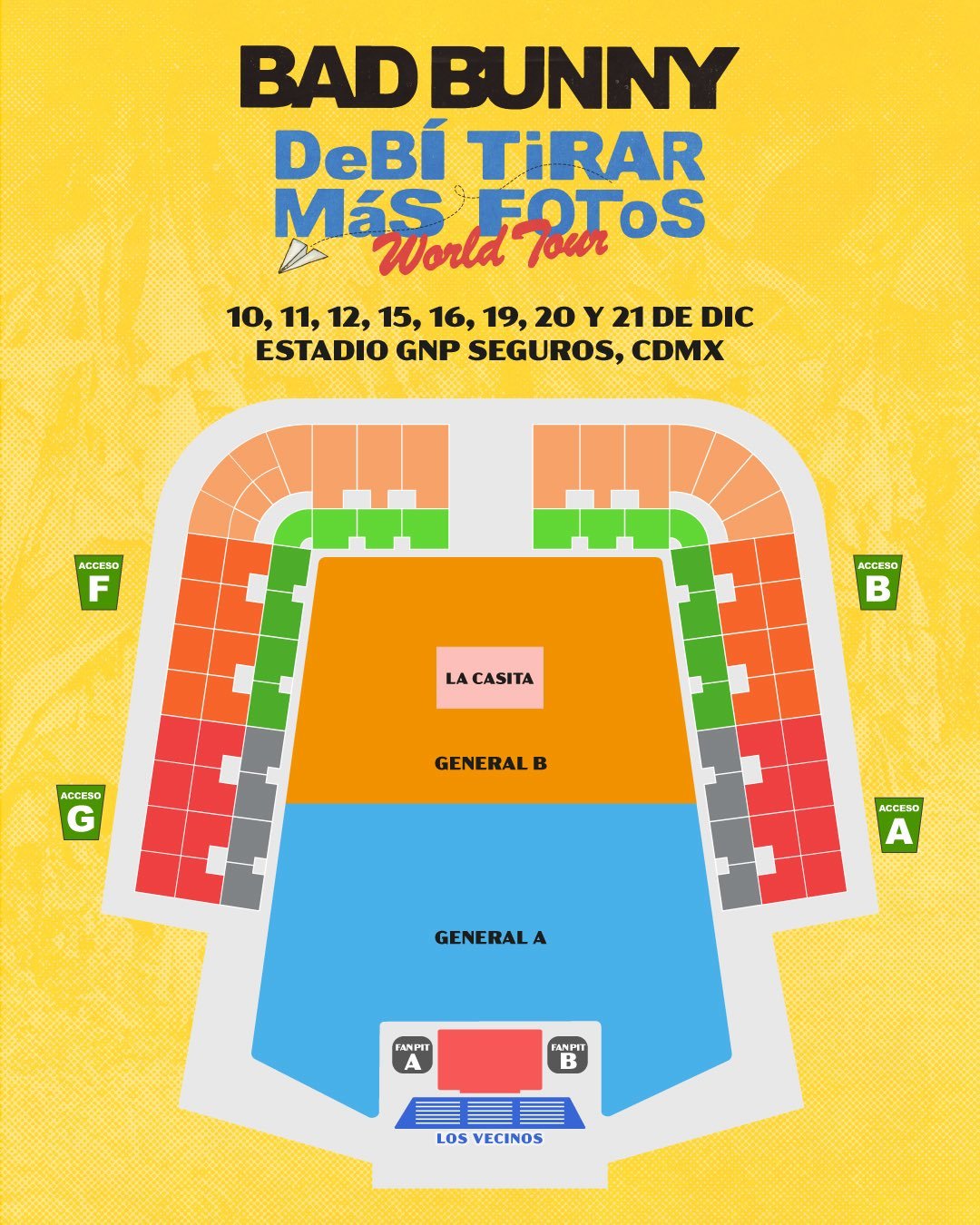 Injusto cambio de escenario para concierto de Bad Bunny
