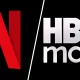 Logotipos de Netflix y HBO tras anuncio de compra de Warner Bros Discovery por parte de Netflix