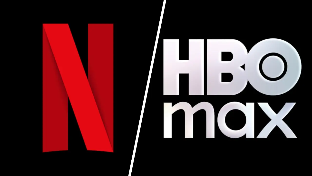 Logotipos de Netflix y HBO tras anuncio de compra de Warner Bros Discovery por parte de Netflix