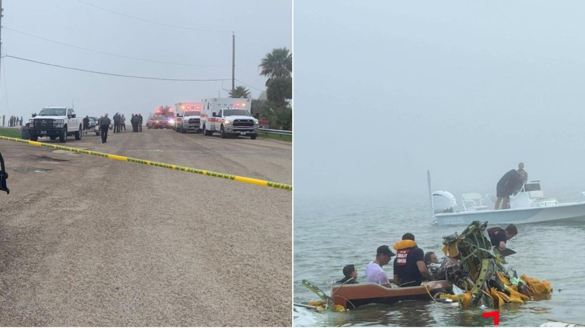 avioneta de la Marina en Galveston