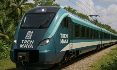 Pilotes del Tren Maya construidos sobre suelo cárstico en el tramo Cancún–Tulum, zona con cavernas y ríos subterráneos.