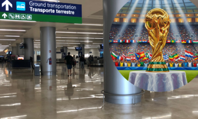 Aeropuerto de Cancún - imagen de trofeo de mundial 2026