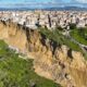 Niscemi pueblo italiano borde colapso por gran deslizamiento