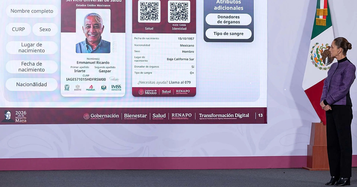 Mara Lezama anuncia el inicio del registro del Servicio Universal de Salud en Quintana Roo durante el programa La Voz del Pueblo.