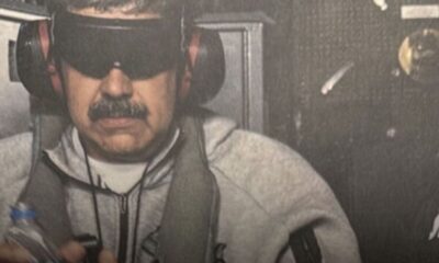 Nicolás Maduro esposado tras operativo militar de Estados Unidos en Venezuela