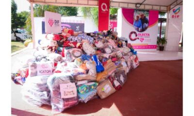 Refuerzan-apoyo-a-familias-de-la-zona-maya-con-entrega-de-cobertores-ante-el-frente-frio